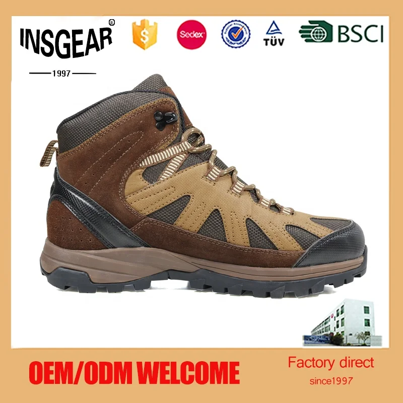InsG Durable Waterproof Outdoor Hiking Boots High Top Trekking And Walking Shoes