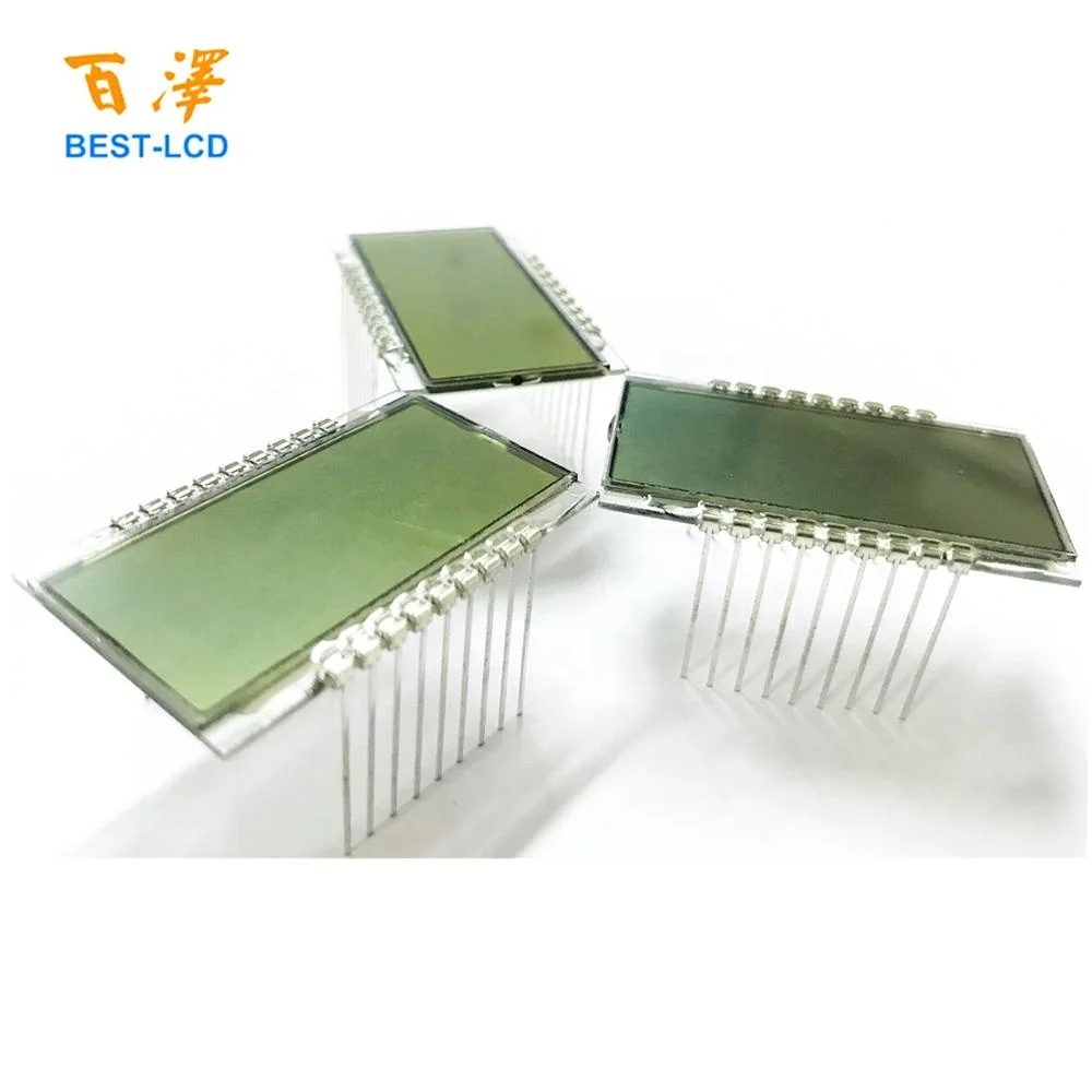 Custom Segment HTN Transparent LCD Display For Car/Odometer/Speedometer and other Automobile Apparatus