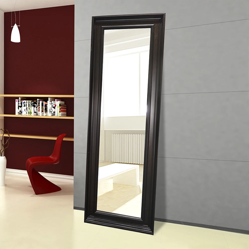 Bedroom decorative frame wall mounted full length dressing mirror