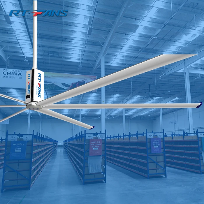 RTFANS китайский поставщик, самый продаваемый для рынка Таиланда, большой потолочный вентилятор HVLS