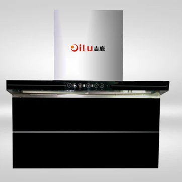 Вытяжной тип с вентиляцией и 180 мощностью (Вт) Черная кухонная