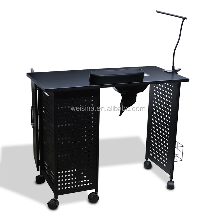 
Hot selling professional portable salon design nail table 