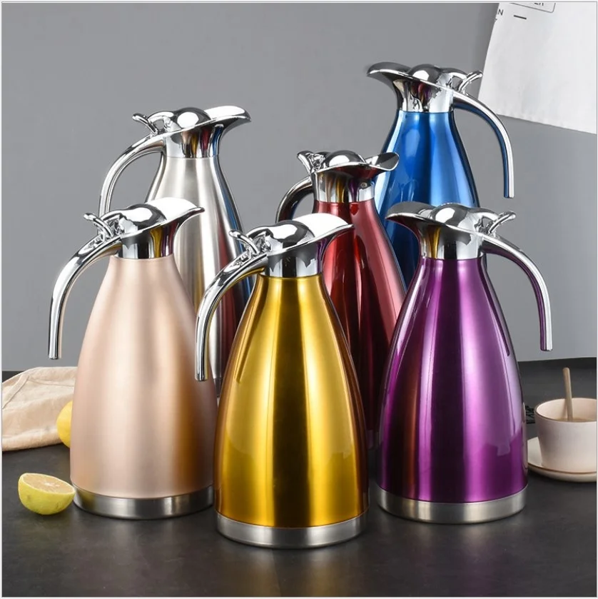 New Design Arabic style vacuum coffee pot Turkish coffee flask with Stainless Steel  liner/High quality thermal coffee pot