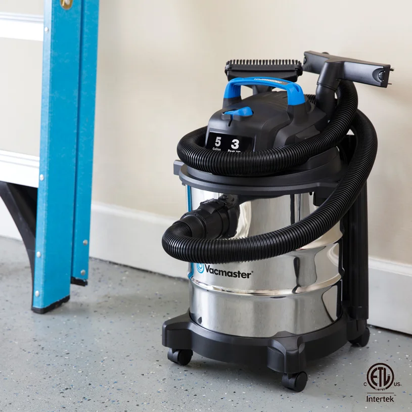 Vacmaster 5 Gallon stainless Portable wet/dry Vacuum Cleaner with  5 Gallon stainless  -VOC507S