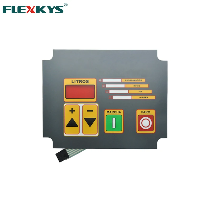 Fashionable design membrane control panel membrane switch keyboard