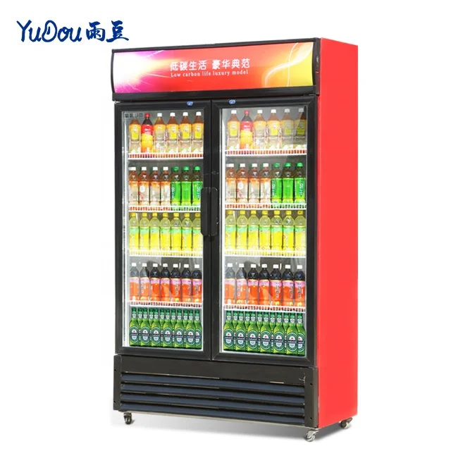Cooler For Beverage Display  Commercial Upright Fridge Cooler For Beverage Display