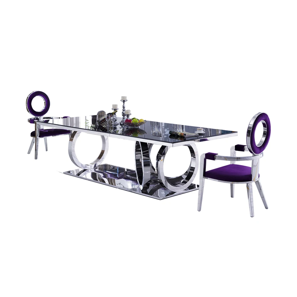 
A8068 2016 Strong Buy,best quality modern design tempered glass top dining table 