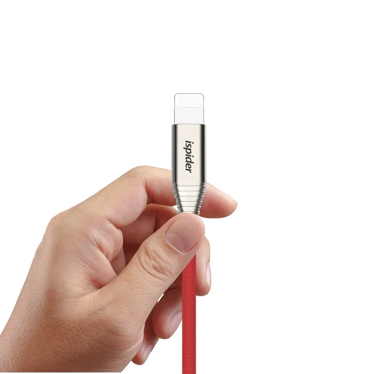 Высокое качество цинковый сплав usb кабель зарядное устройство для iphone Быстрая зарядка для iphone 8