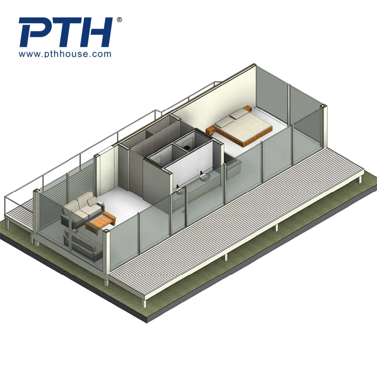 PTH cheap easy to install steel structure house