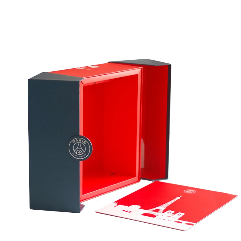 Luxury gift packing box with double door opening packaging for clothing