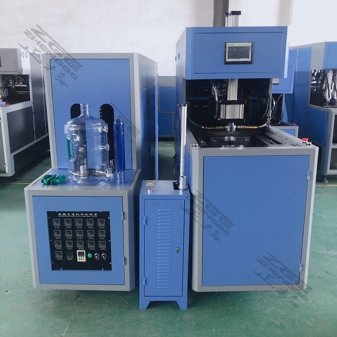 
Semi Automatic PET Plastic 5 Gallon 20 Liter Water Bottle Making Blow Molding Machine Price 