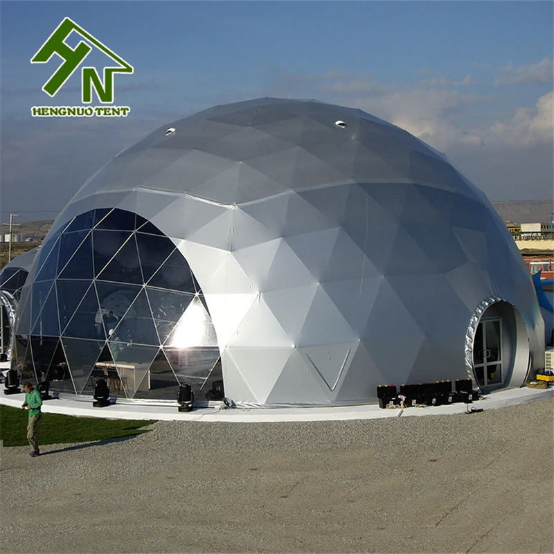 40m outdoor big white marquee circus dome roof double decker tent for wedding