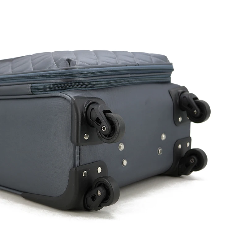 
Factory 20 24 28 32 Soft Nylon Custom Carry-on Wheeled Expandable Travel Trolley Suitcase Luggage Bag 