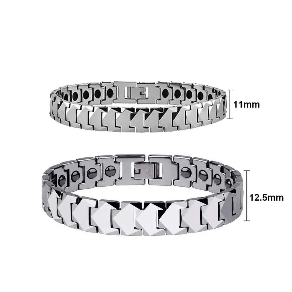 Fashion Jewelry  Tungsten Carbide Energy Magnetic Bracelet for Men Women
