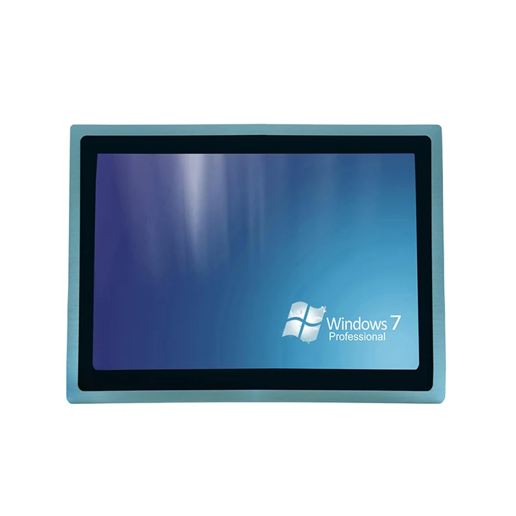 Крепление контролировать все в одном компьютере 320 г Малый промышленности емкостный сенсорный алюминиевая передняя панель