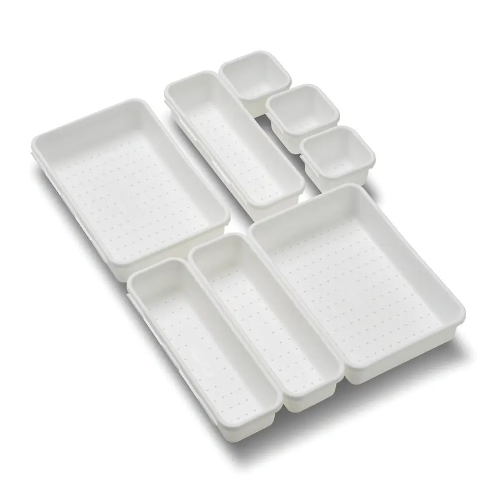 Хорошее качество, цена, кухонный пластиковый 8 упаковок, ящик-органайзер, разделительный набор