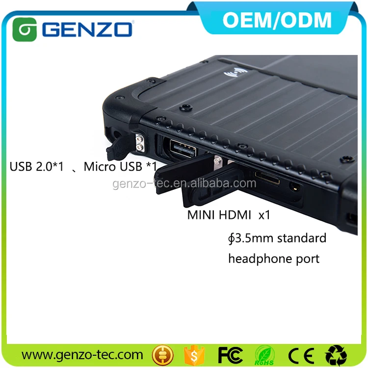 
IP67 Rugged Android Tablet 8 inch Industrial Rugged Android 8.1 Tablet PC With raid and stylus 