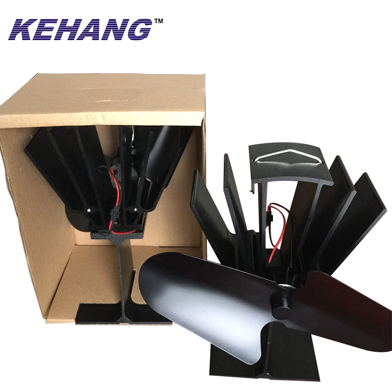 Вентилятор для дровяной плиты с двумя лопастями тепловая энергия без электрического вентилятора экологически чистый камин