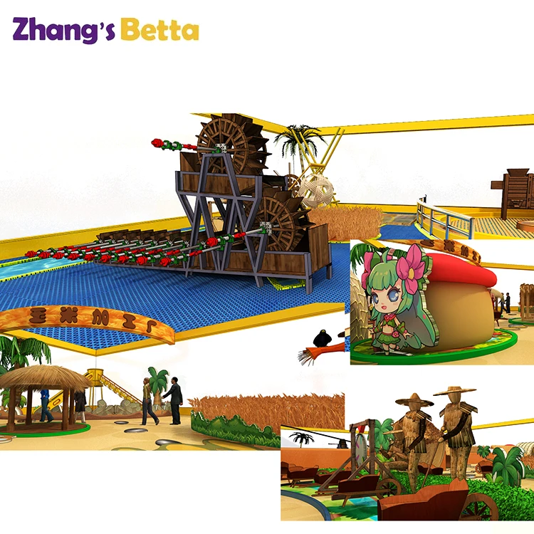 
Agricultural theme Playground Equipment Paid Design Service 