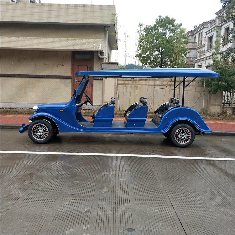 Four wheel 6 seat low speed deluxe gas powered vintage cars for sale