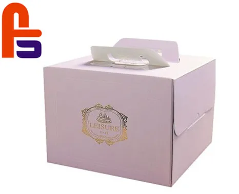 Перерабатываемая коробка для тортов, упаковочная коробка для еды