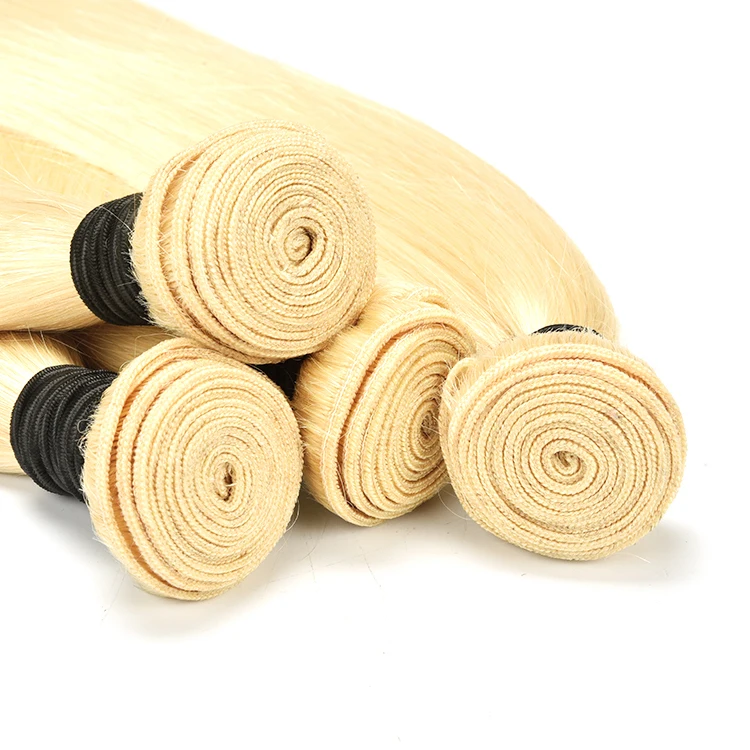 Высококачественные 100% натуральные человеческие волосы, волнистые бразильские волосы 10 А, 613 светлые волосы