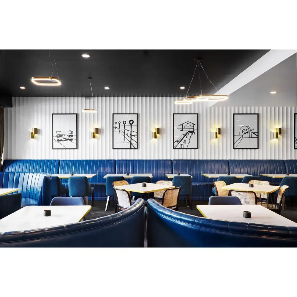 Custom Made hotel restaurant sofa booth banquet seating for dining