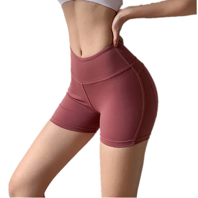 New Design Sexy Compression Tight Shorts Women Custom Shorts Workout Dry Fit Yoga Running Shorts