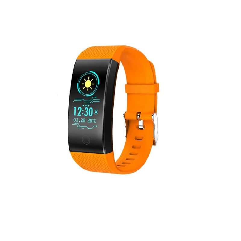 Stepfly  QW18 Smart Bracelet  Heart Rate Monitor blood pressure oxygen Wristband Activity Tracker IP68 Waterproof FitnessTracker