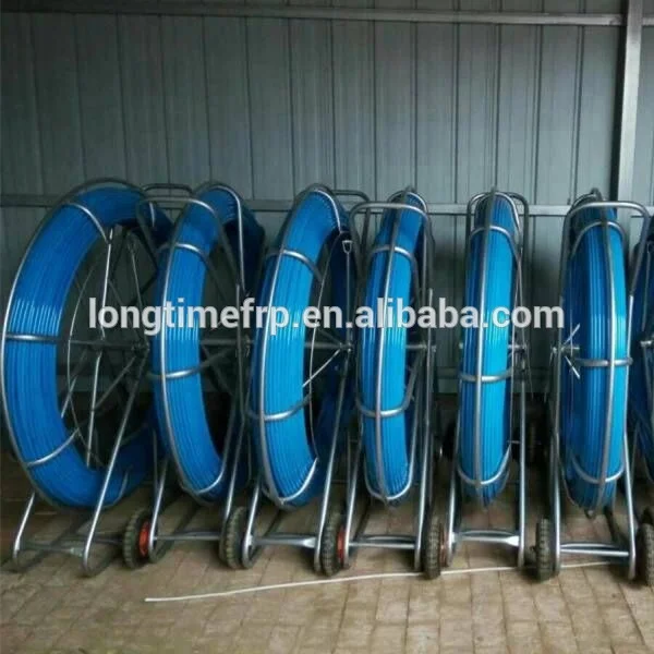 
10mm*200m Pulling Cable Fiberglass Duct Rodders, Cable Push Rod 