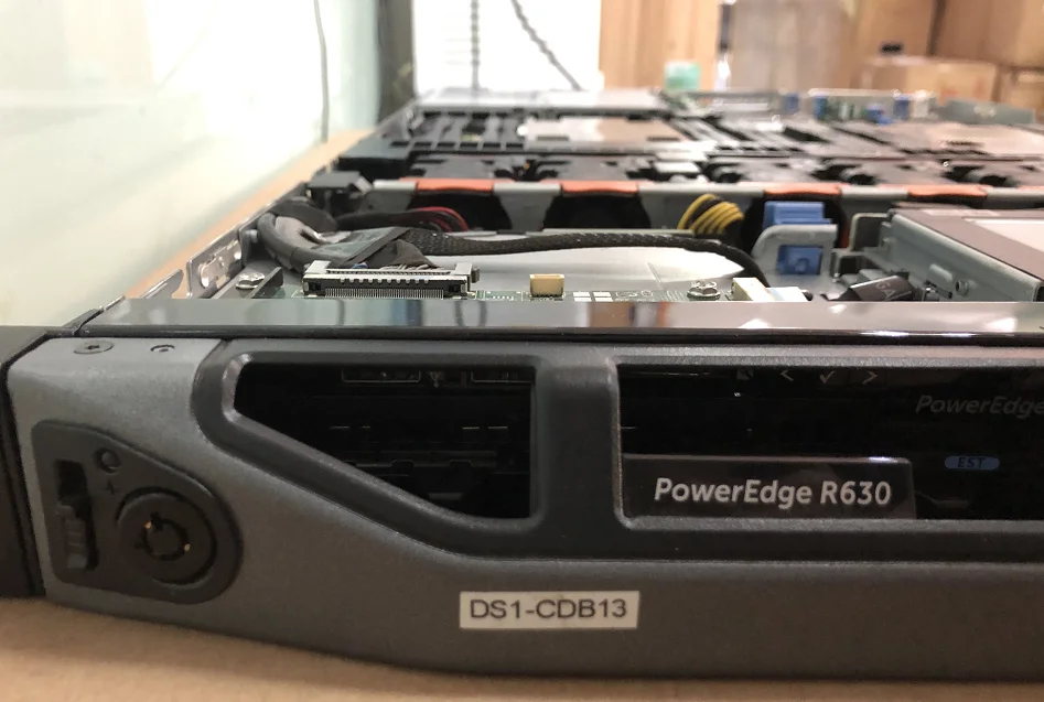Second-hand Dell PowerEdge R630 Xeon E5-2603V4 CPU 1tb hard drive 16gb ram rack server Used or Refurbished server