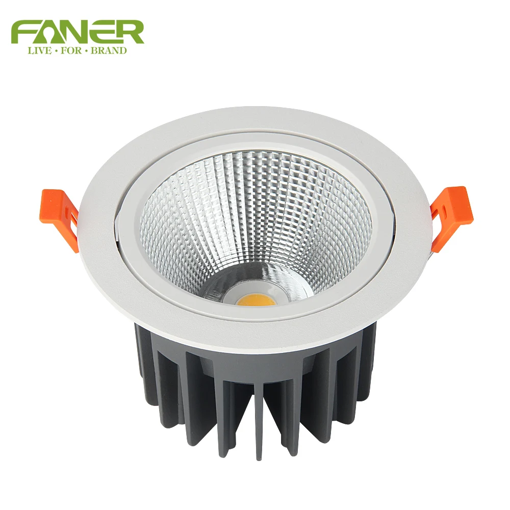 
Hot sell indoor supermarket office lighting recessed mount 7w 15w 30w 40w indoor led down lights 