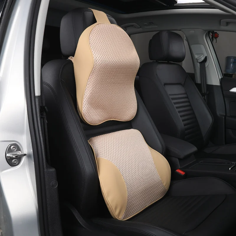 
Wholesale High Quality Memory Foam Car Headrest Neck Rest Travel Pillow 
