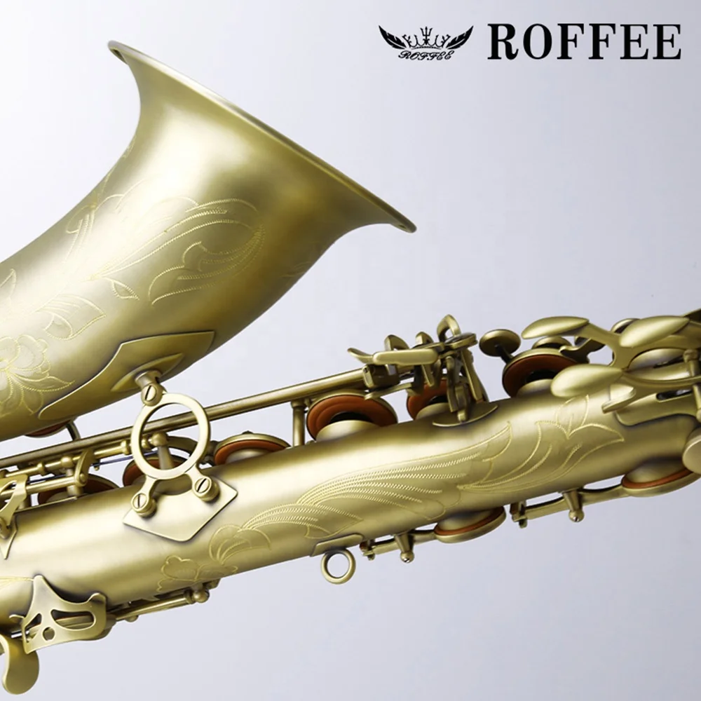 Оригинальный импортный профессиональный уровень ROFFEE S97 тенор Bb тона античный медный