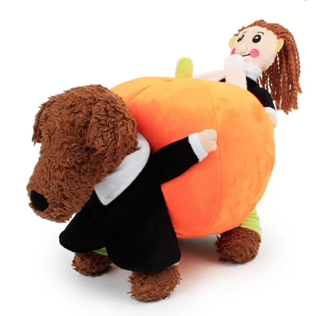 Pet костюм тыквы на Хэллоуин смешвечерние ная праздничная одежда Хэллоуин Одежда для собак
