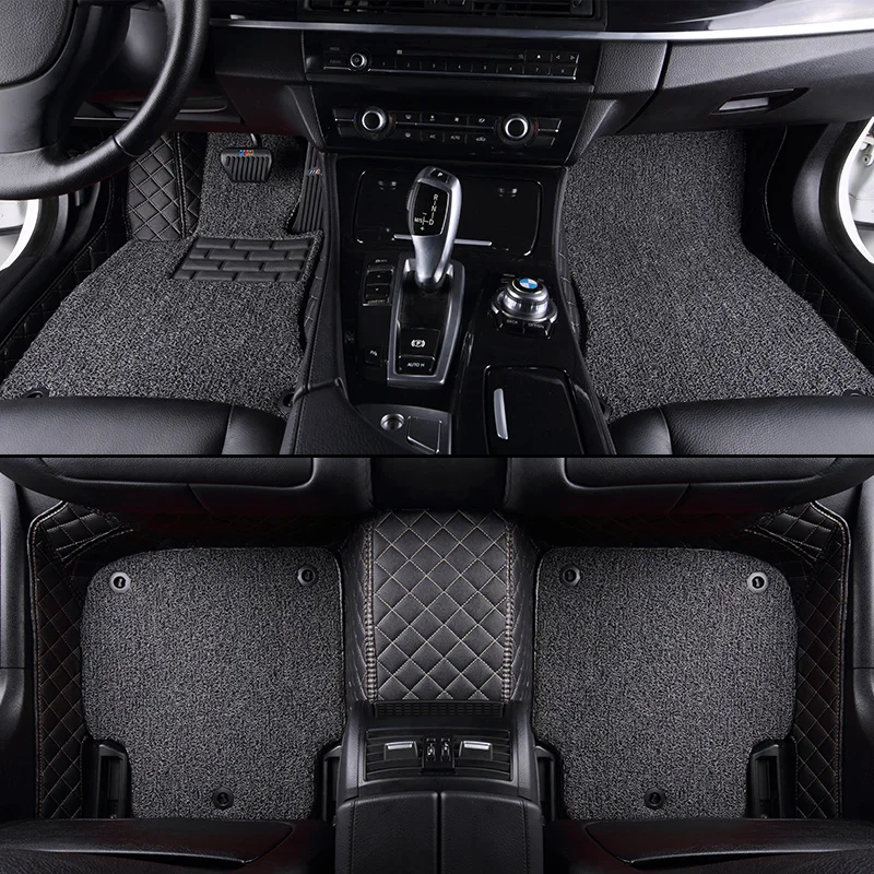 Cars/Auto accessories XPE material Pu leather 5D car floor mat /car carpet