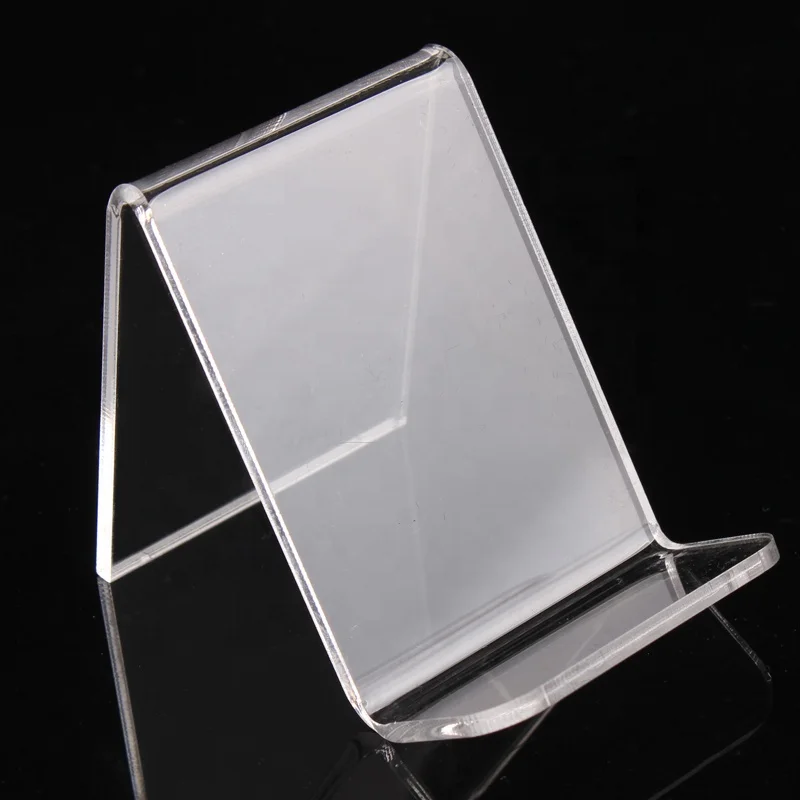 Promotion clear acrylic mobile phone cell phone display stand for iphone
