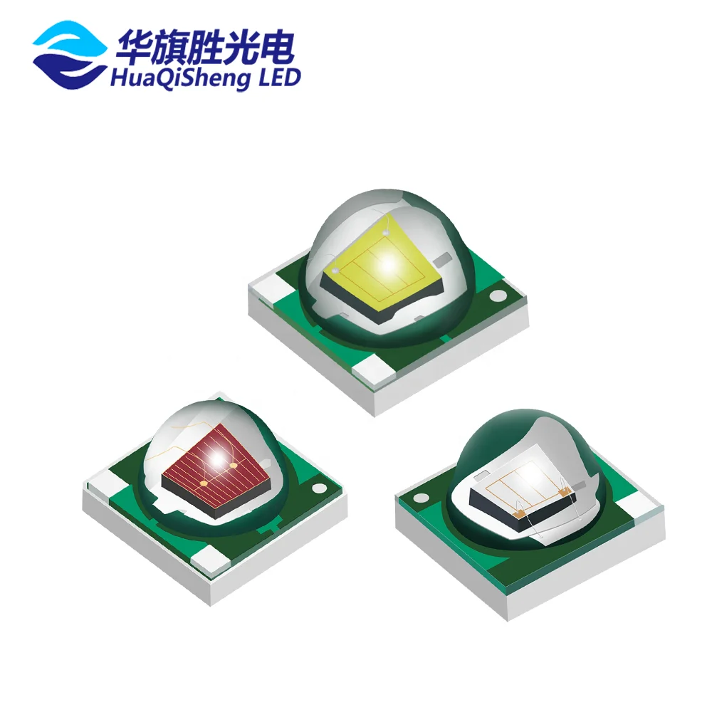3000K 5000K 6000K 8000K White High Power SMD 3535 LED Chip 3W