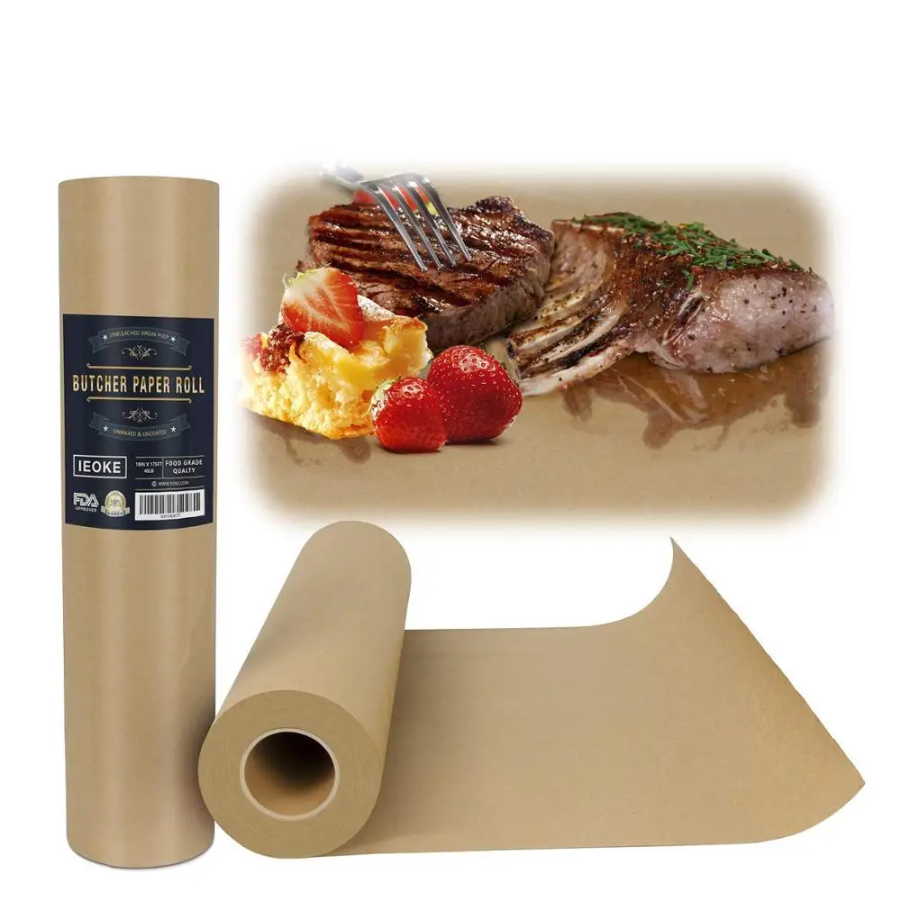 
JH-Mech 100 gsm kraft paper roll for meat wrapping in 18