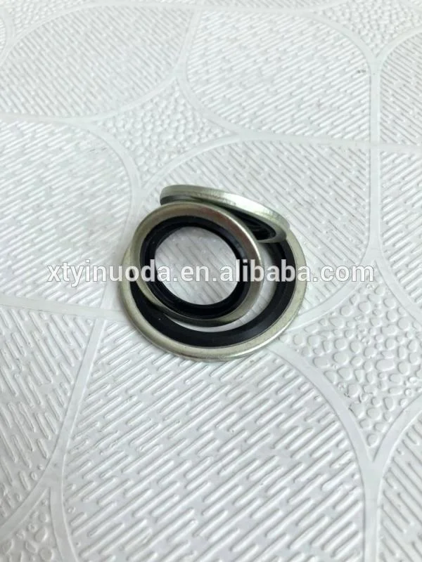 Fluororubber bonded O-ring bonded sealing compound gasket