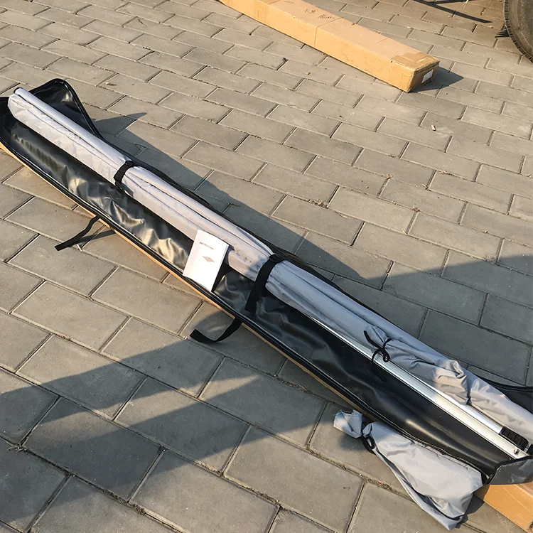 Summer Car Camping Sun Shade 4x4 Flat Shelter with Roof Placement 5m Oxford Polyester Car Side Awning Tent 2 Person 4WD Vehicles