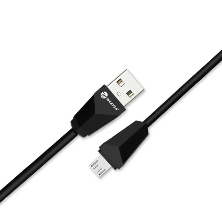 
Favorable Price PVC Material Data Wire 5V 2.1A Micro USB Cable for iPhone Charger 