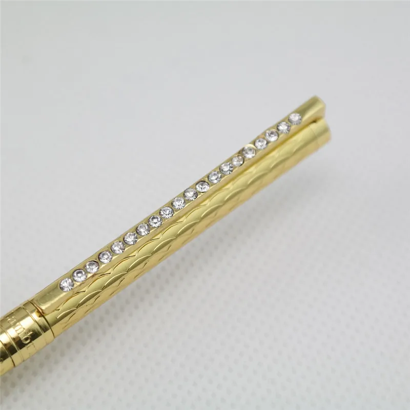Luxury  slim gold pen for gift