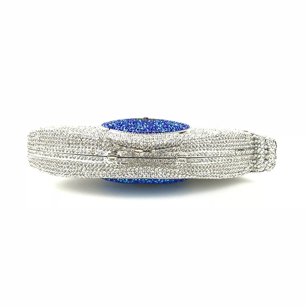 
OC3467 China supplier evening bag handmade evil eye crystal purse handbags 