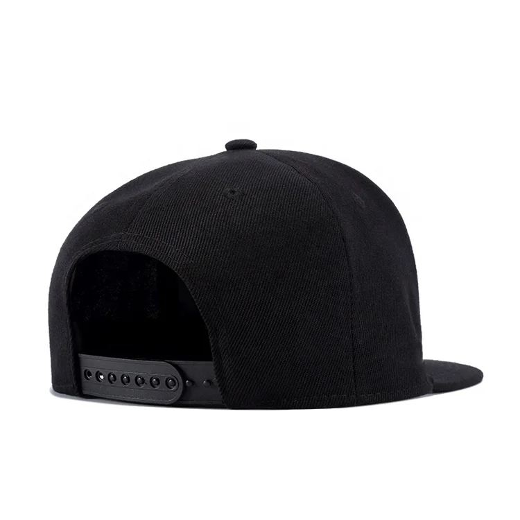 Customize high quality 6 panel blank snapback hats wholesale cap promotional sports baseball cap  flat brim  hip pop golf hat
