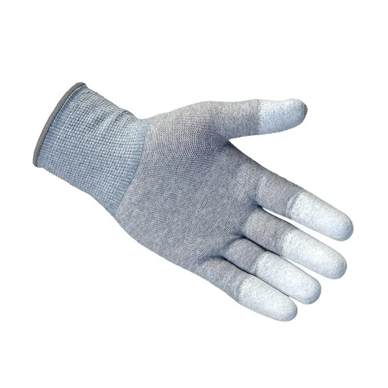 Good Grip PU Finger Coated Electric Gloves