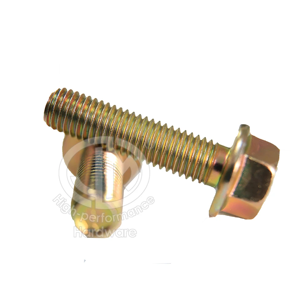 Din 6921 Titanium M11 M6 12 Point Flange Bolt Half Thread