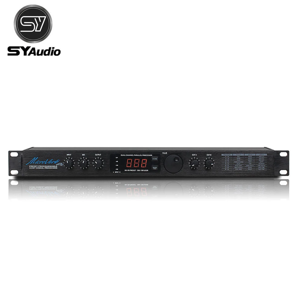 MIC4 Professional Stereo Sound KTV Home Karaoke sound System Digital effector audio processor