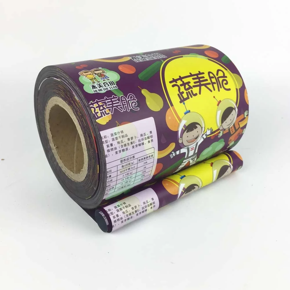 ODM OEM алюминиевая фольга для упаковки пищевых продуктов, рулон пластиковой пленки, рулон кофейных саше для упаковочной машины