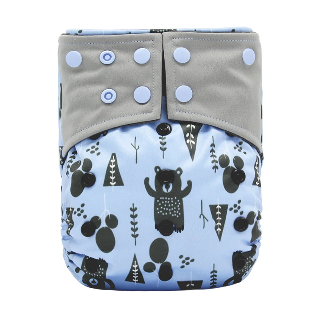 Лучшие продажи моющиеся Регулируемая Один размер ребяческие одежды 4-слойную бамбуковых углевых вставок